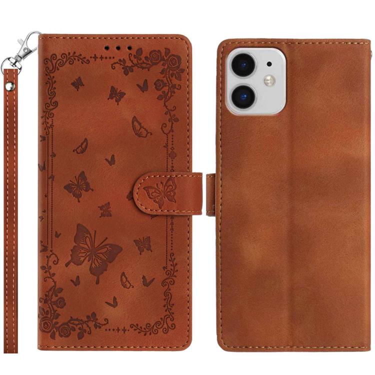 Secret Garden Butterfly Pattern Leather Phone Case