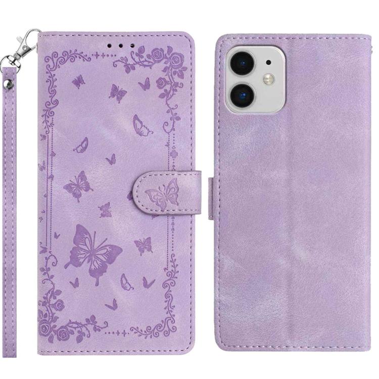 Secret Garden Butterfly Pattern Leather Phone Case