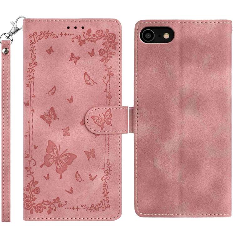 Secret Garden Butterfly Pattern Leather Phone Case