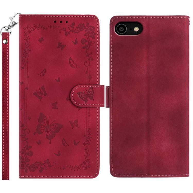 Secret Garden Butterfly Pattern Leather Phone Case