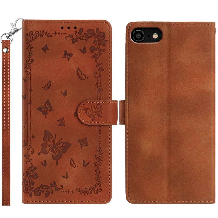 Secret Garden Butterfly Pattern Leather Phone Case