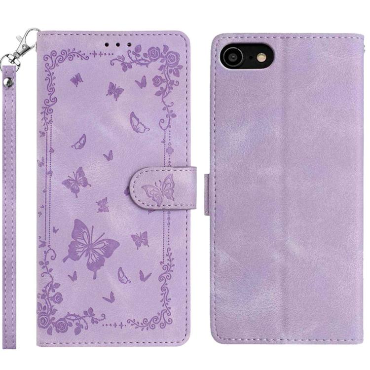 Secret Garden Butterfly Pattern Leather Phone Case
