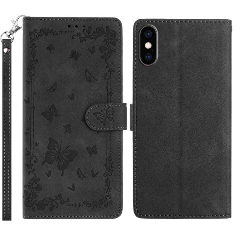 Secret Garden Butterfly Pattern Leather Phone Case