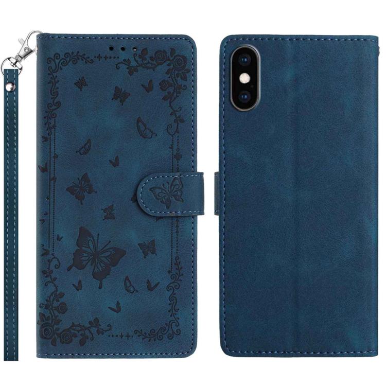 Secret Garden Butterfly Pattern Leather Phone Case