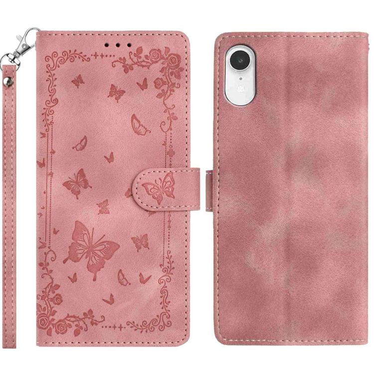 Secret Garden Butterfly Pattern Leather Phone Case
