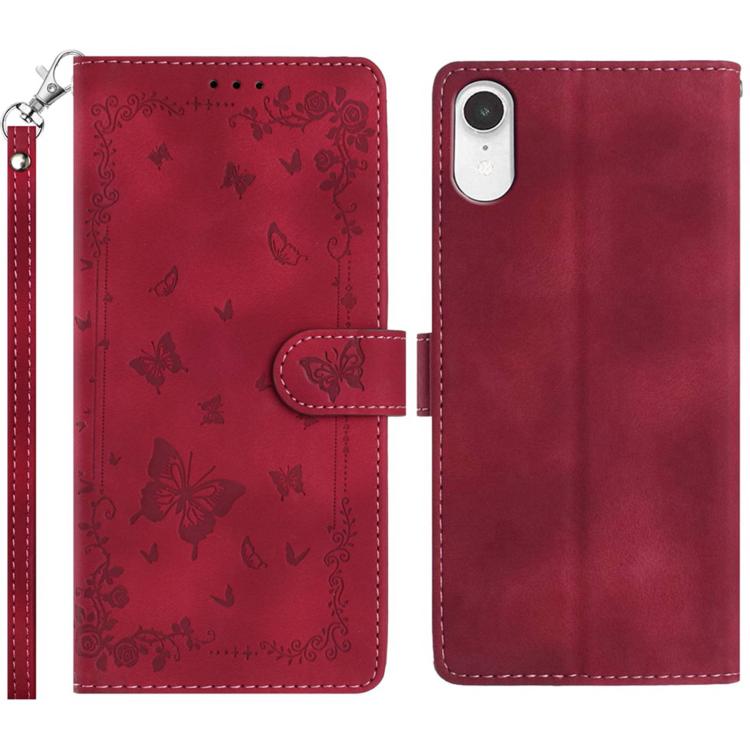 Secret Garden Butterfly Pattern Leather Phone Case