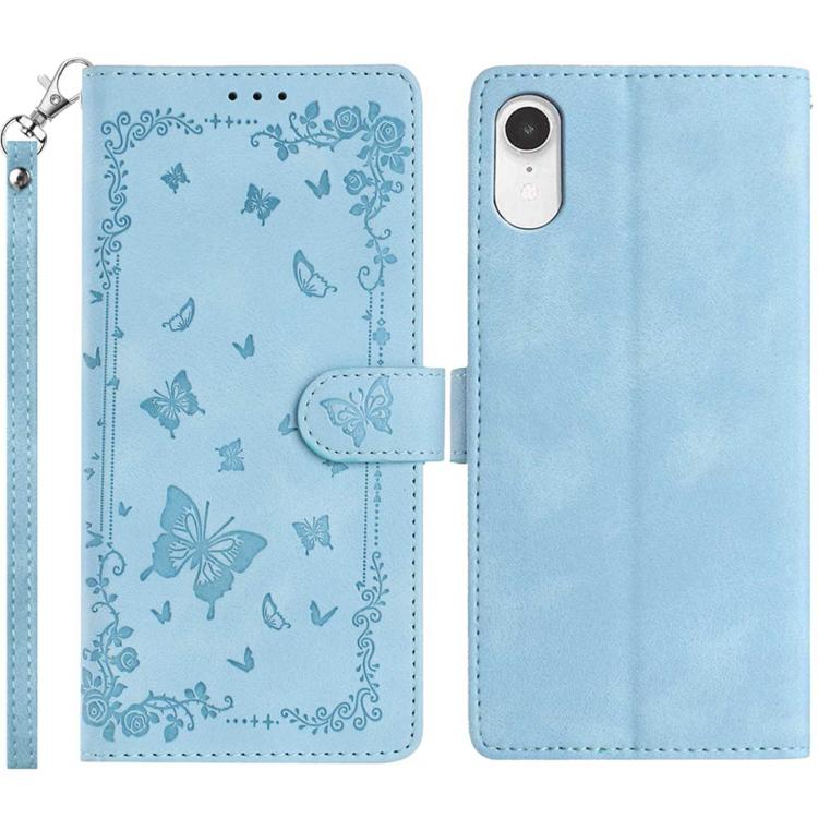 Secret Garden Butterfly Pattern Leather Phone Case