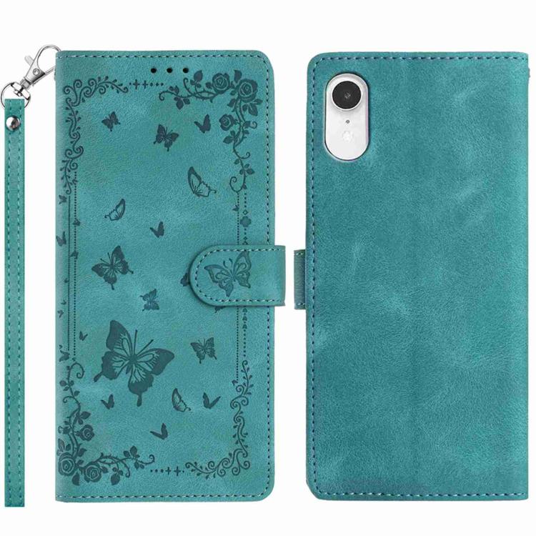 Secret Garden Butterfly Pattern Leather Phone Case