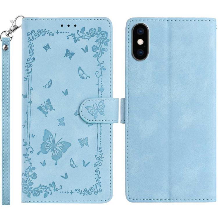 Secret Garden Butterfly Pattern Leather Phone Case