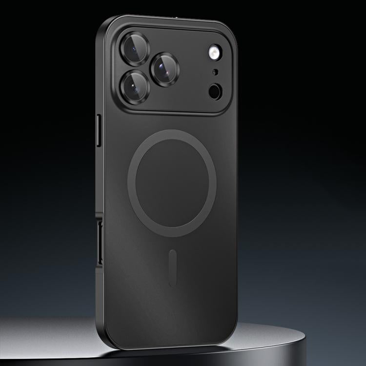 Spring Buckle MagSafe Magnetic Metal Phone Case