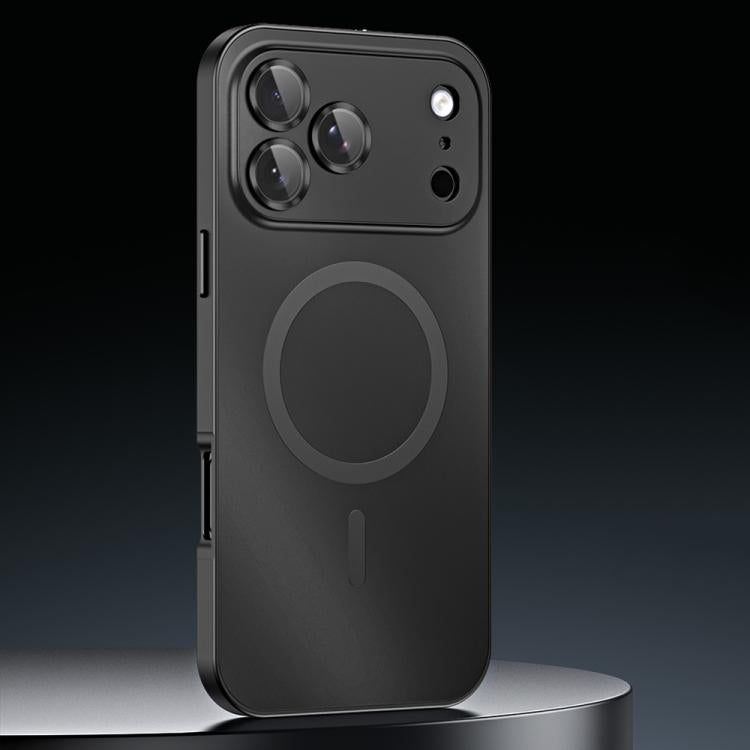 Spring Buckle MagSafe Magnetic Metal Phone Case