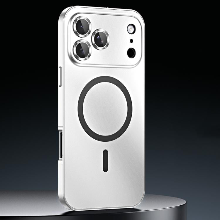 Spring Buckle MagSafe Magnetic Metal Phone Case