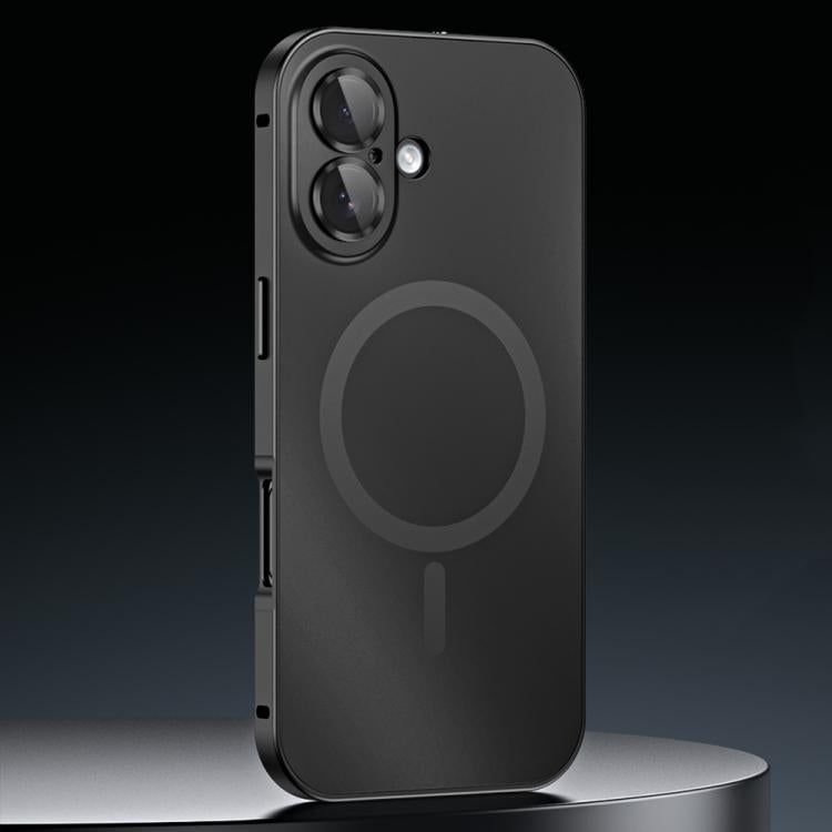 Spring Buckle MagSafe Magnetic Metal Phone Case