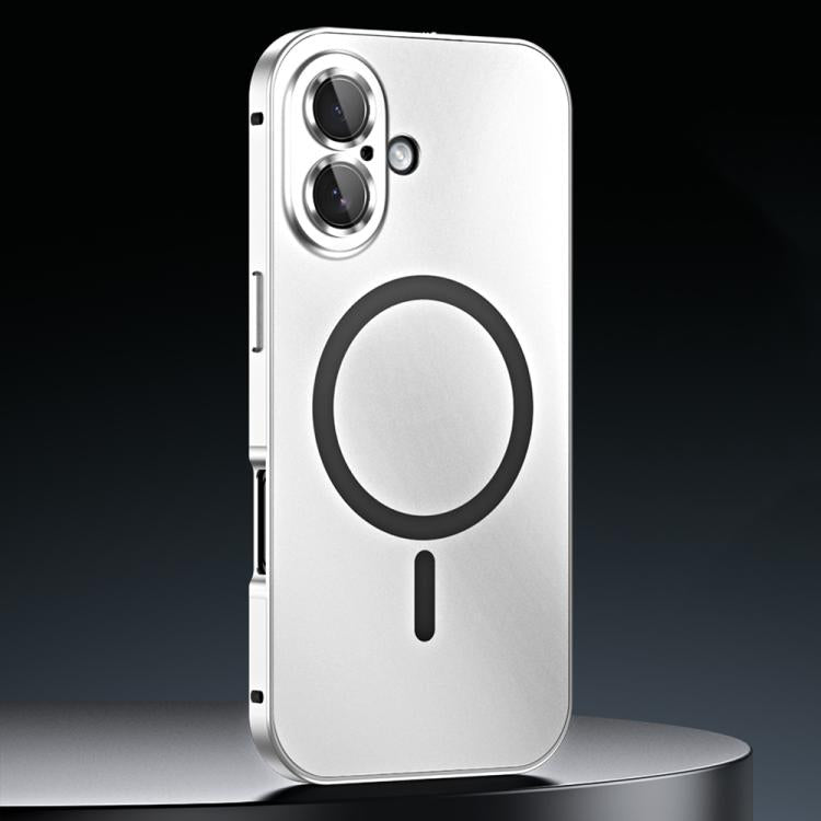 Spring Buckle MagSafe Magnetic Metal Phone Case