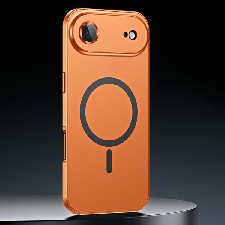 Spring Buckle MagSafe Magnetic Metal Phone Case