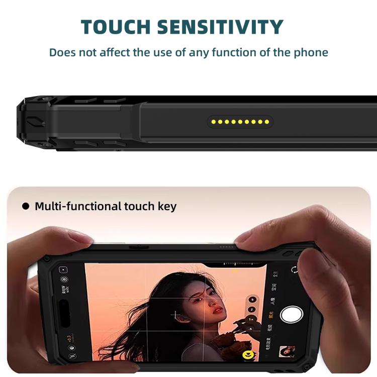 Lens Holder Metal IP54 Life Waterproof Three-proof MagSafe Phone Case