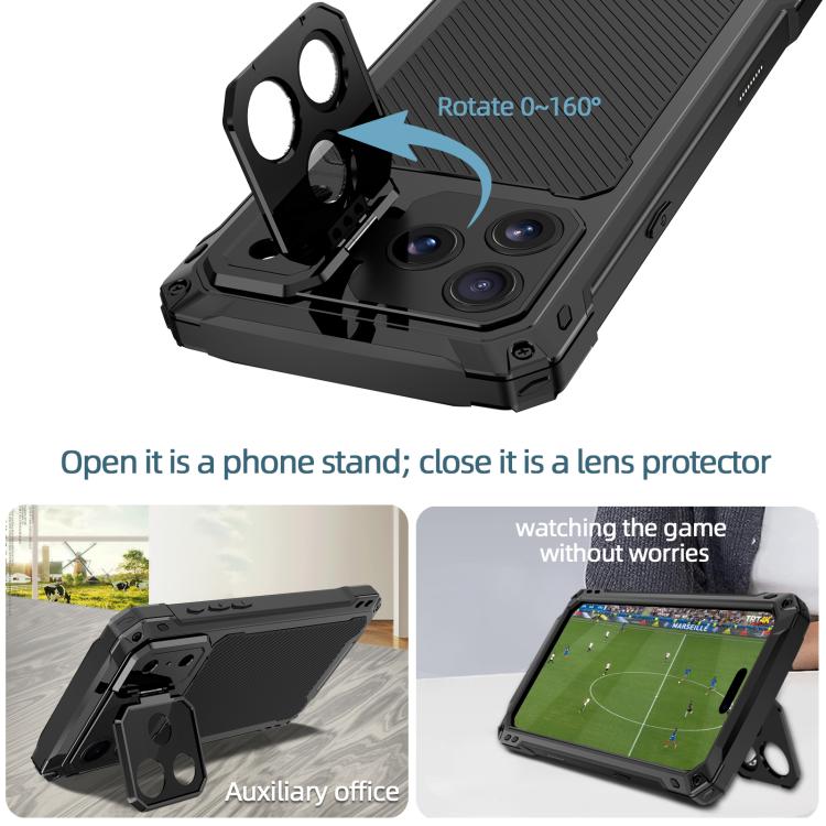 Lens Holder Metal IP54 Life Waterproof Three-proof MagSafe Phone Case