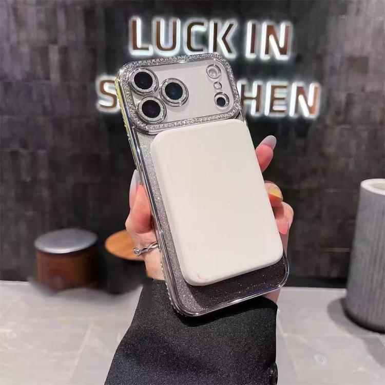 Diamond Gradient Glitter Plated MagSafe Phone Case