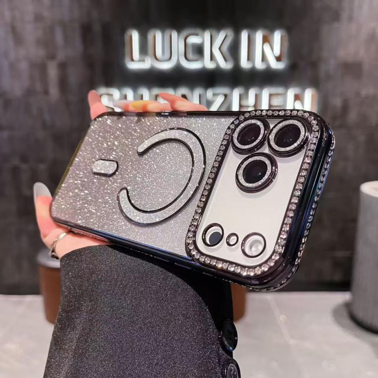 Diamond Gradient Glitter Plated MagSafe Phone Case