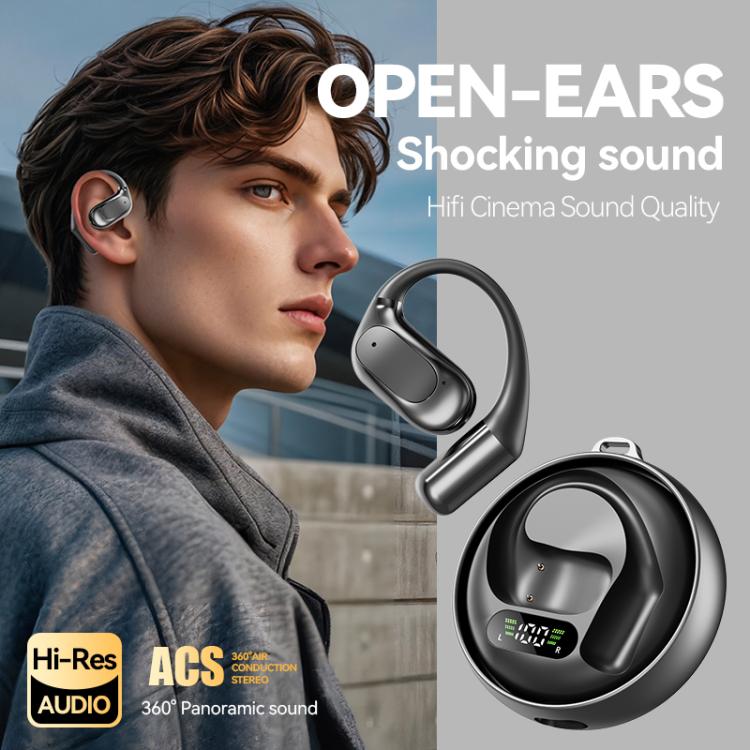 M114 Open Noise Reduction Ear-hook Bluetooth 5.4 Wireless Earphones