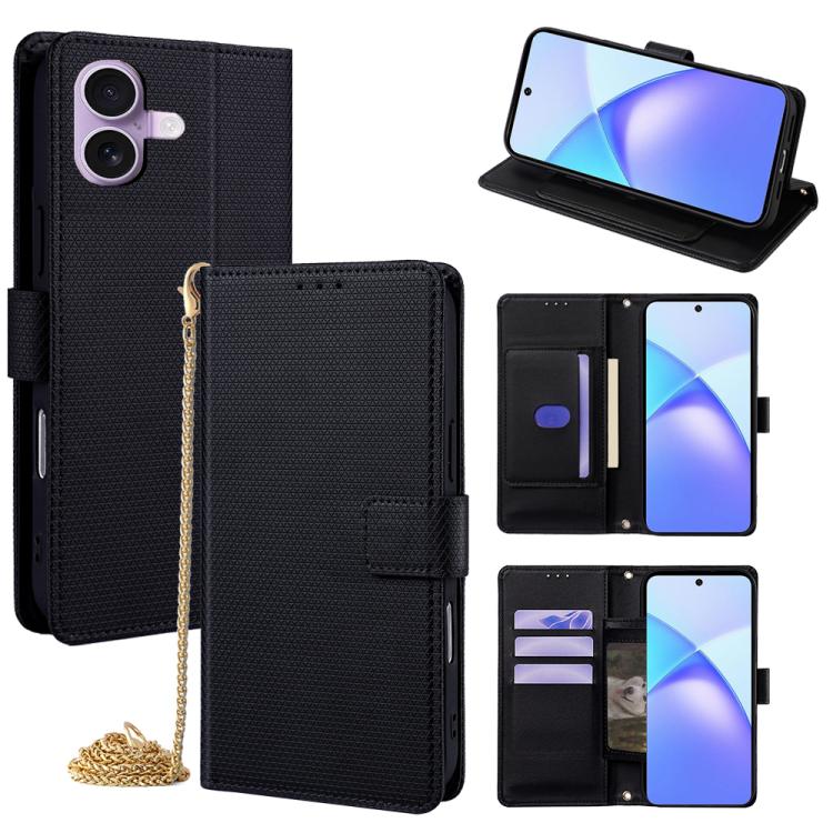 Crossbody Chain Triangle Leather Phone Case