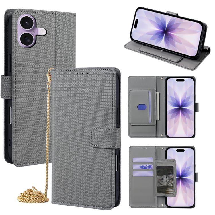 Crossbody Chain Triangle Leather Phone Case