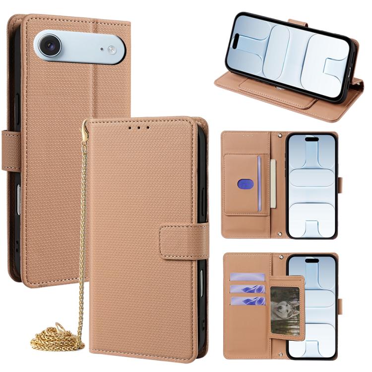 Crossbody Chain Triangle Leather Phone Case