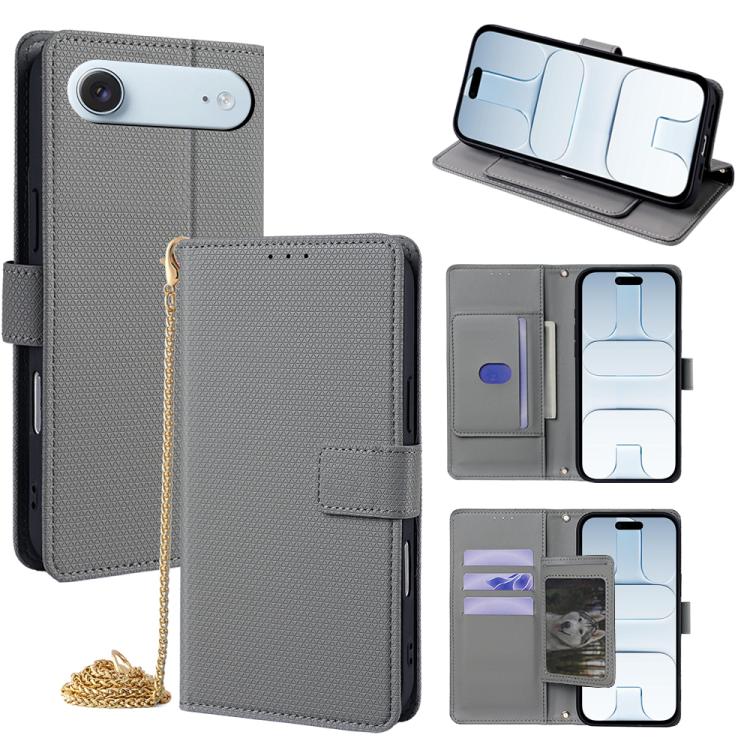 Crossbody Chain Triangle Leather Phone Case