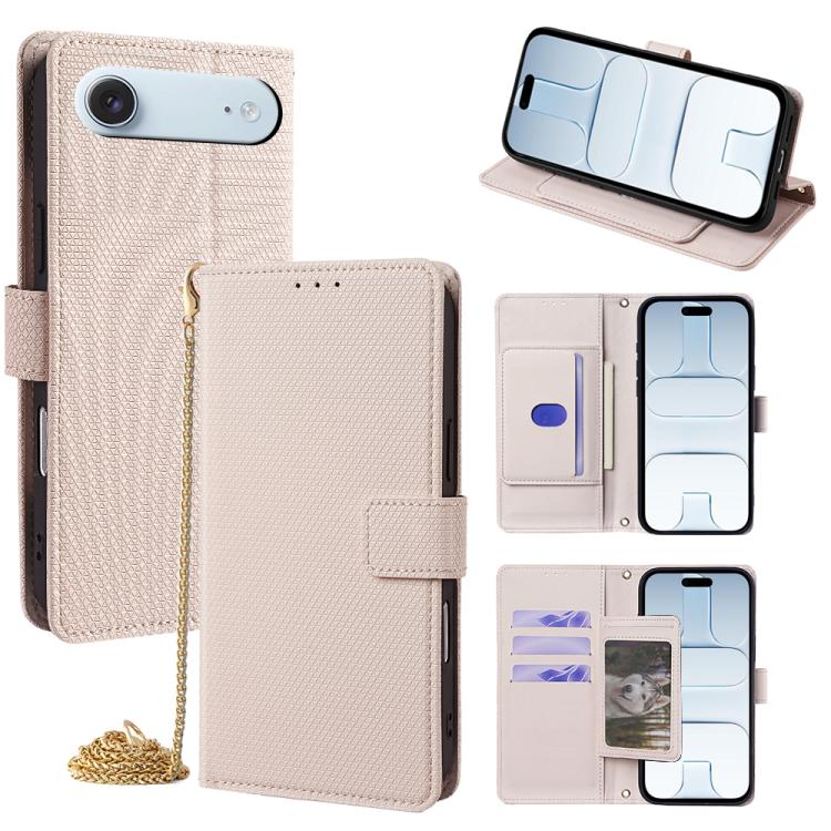 Crossbody Chain Triangle Leather Phone Case