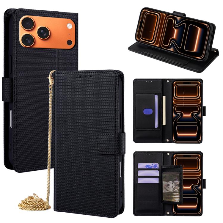 Crossbody Chain Triangle Leather Phone Case