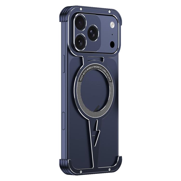 Hollow Borderless Magnetic MagSafe Aluminum Alloy Phone Case