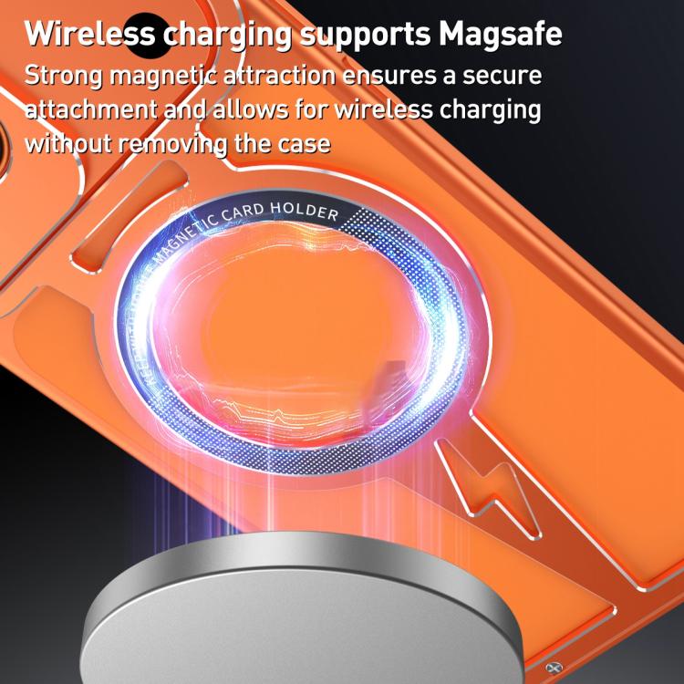 Hollow Borderless Magnetic MagSafe Aluminum Alloy Phone Case