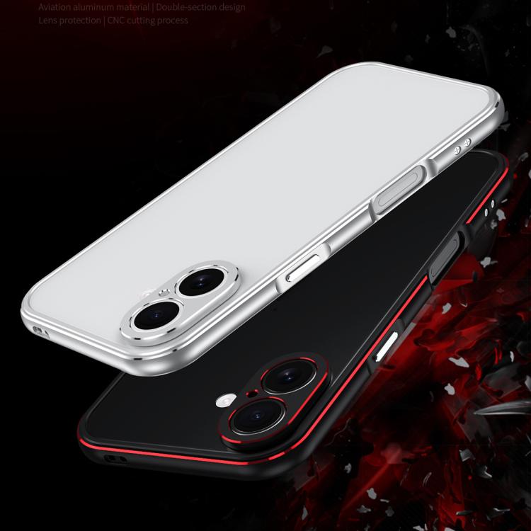 Aurora Series Lens Protector + Metal Frame Phone Case