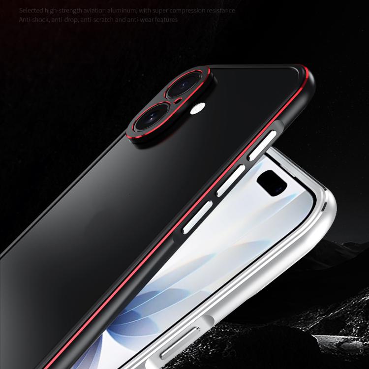 Aurora Series Lens Protector + Metal Frame Phone Case