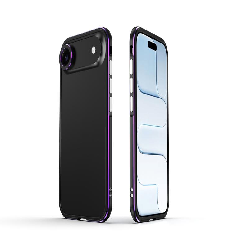 Aurora Series Lens Protector + Metal Frame Phone Case