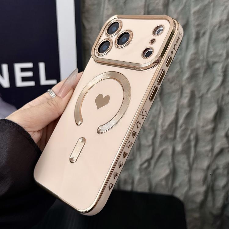 Pupil Side Electroplated Loves MagSafe TPU Phone Case