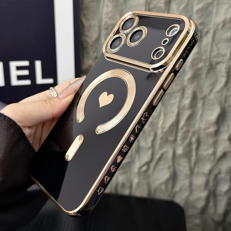 Pupil Side Electroplated Loves MagSafe TPU Phone Case