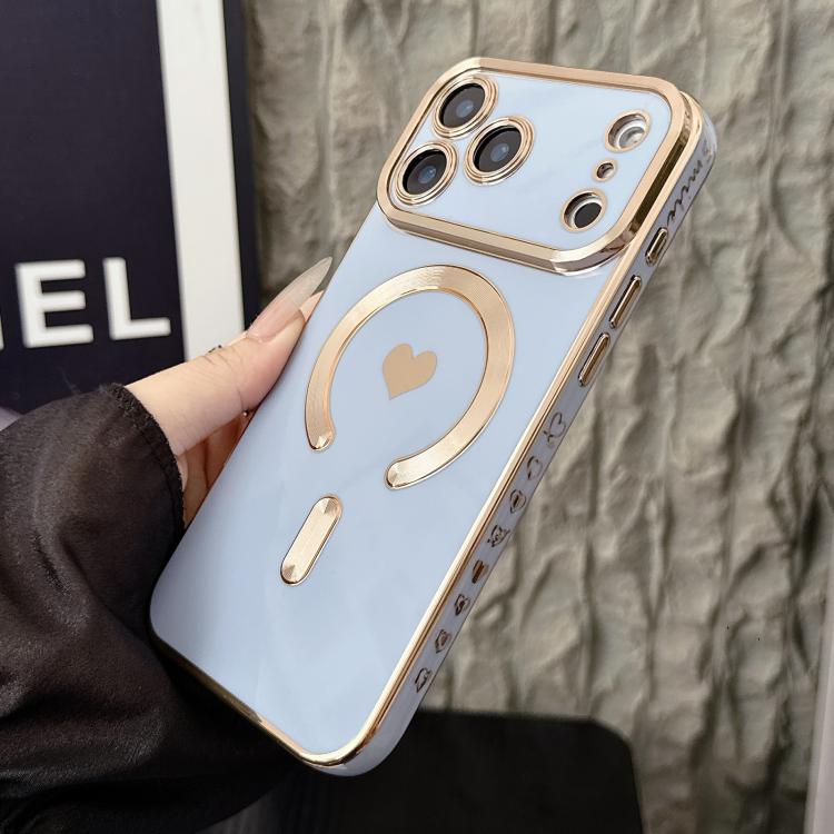 Pupil Side Electroplated Loves MagSafe TPU Phone Case