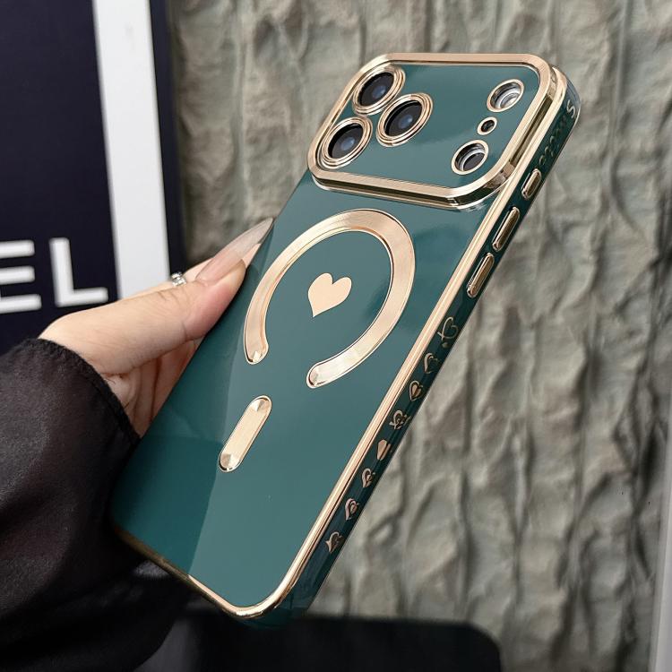 Pupil Side Electroplated Loves MagSafe TPU Phone Case