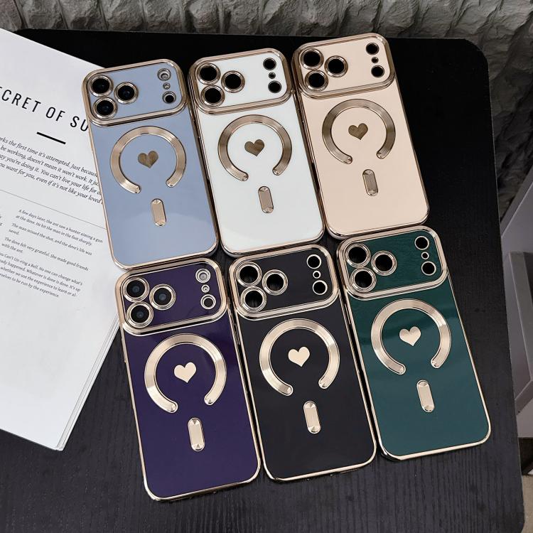 Pupil Side Electroplated Loves MagSafe TPU Phone Case