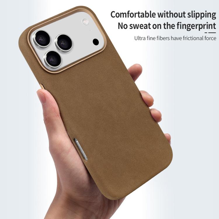 VIETAO Suede MagSafe PU Leather Phone Case