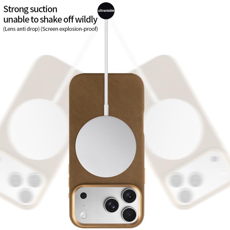 VIETAO Suede MagSafe PU Leather Phone Case