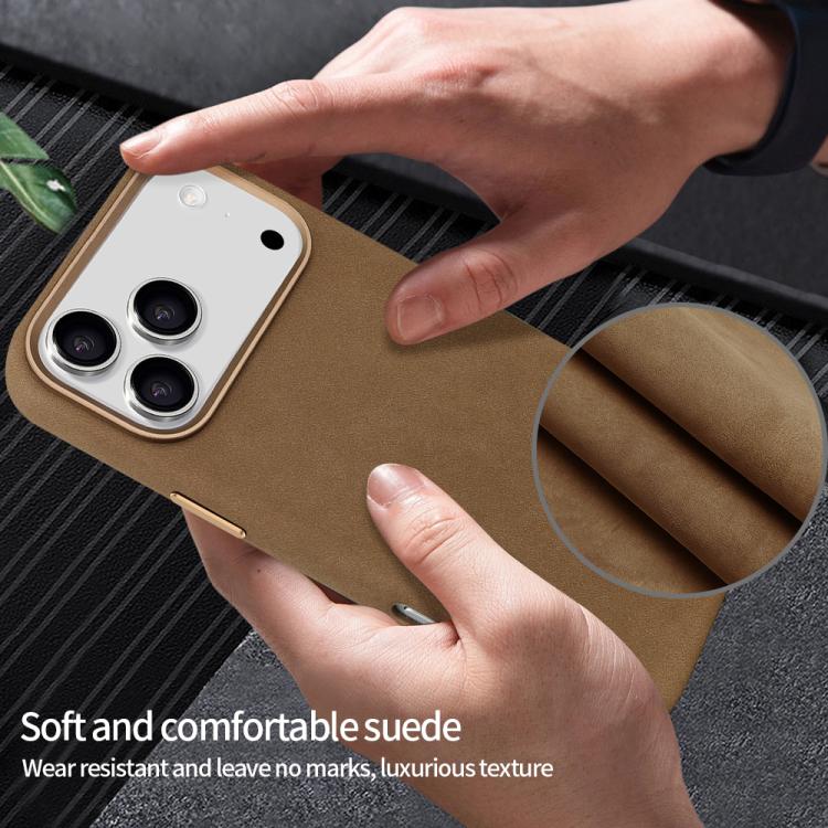 VIETAO Suede MagSafe PU Leather Phone Case