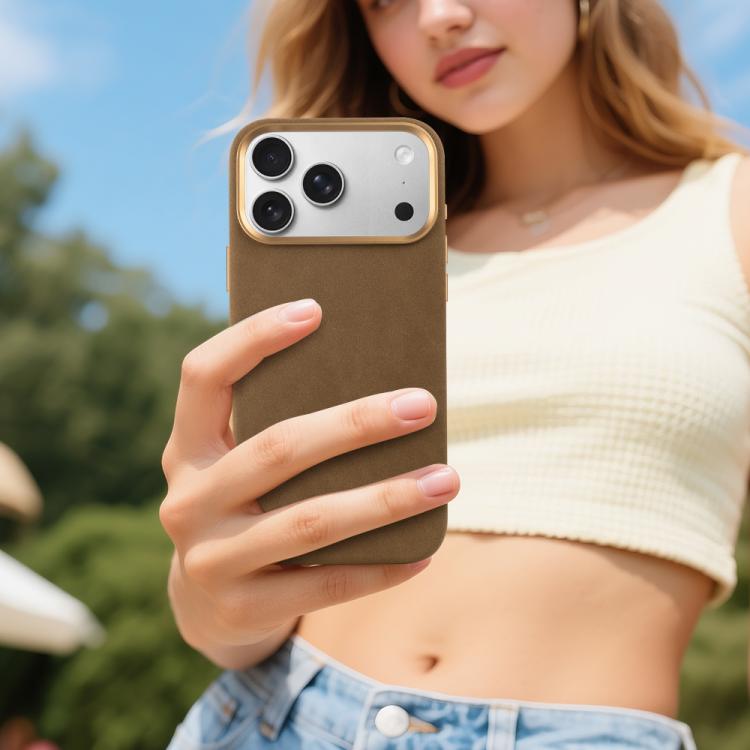 VIETAO Suede MagSafe PU Leather Phone Case