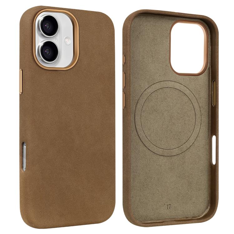 VIETAO Suede MagSafe PU Leather Phone Case