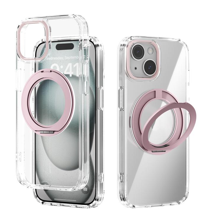 ABEEL MagSafe Q-LUCK Pivot Bracket Transparent Phone Case