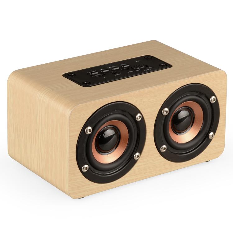 K5 Wooden Wireless Bluetooth Speaker, Support Bluetooth, AUX, TF Card