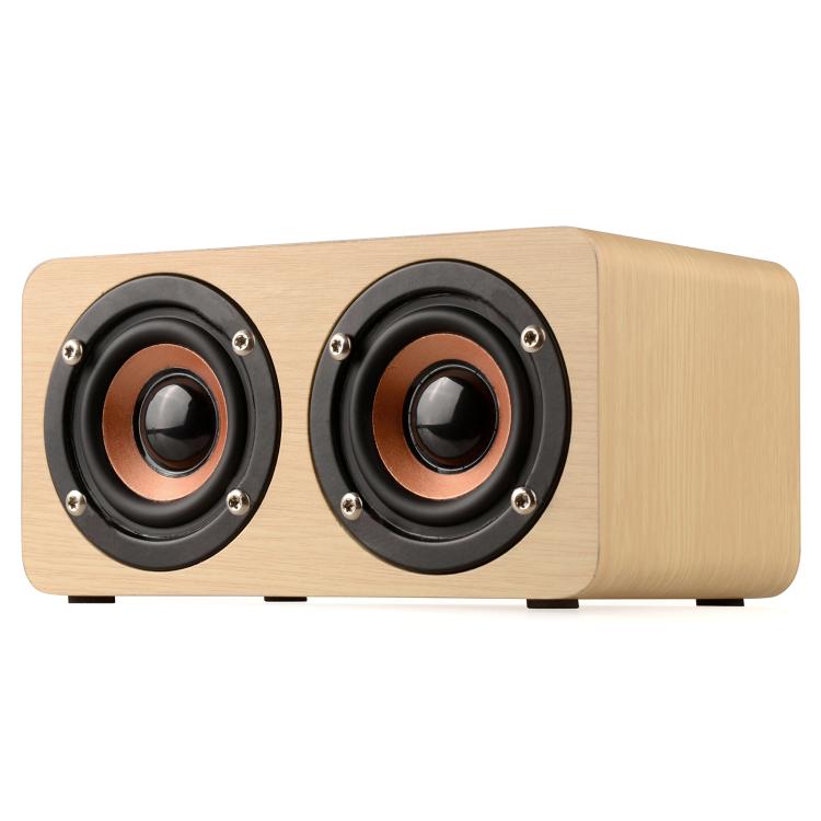 K5 Wooden Wireless Bluetooth Speaker, Support Bluetooth, AUX, TF Card
