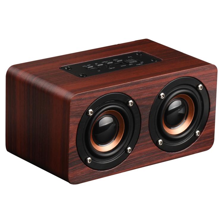 K5 Wooden Wireless Bluetooth Speaker, Support Bluetooth, AUX, TF Card