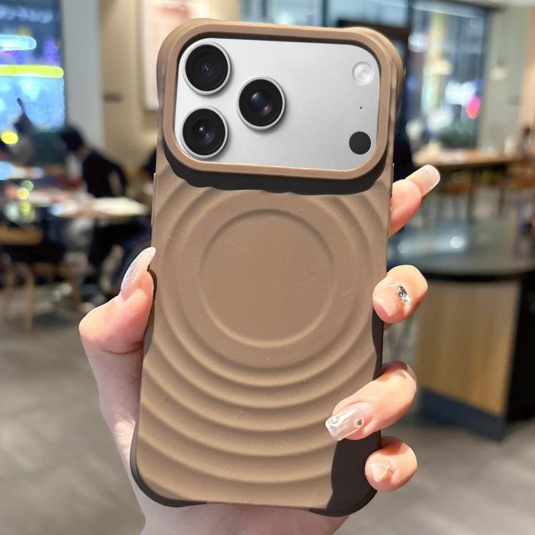 MagSafe Magnetic Ring Texture TPU Phone Case